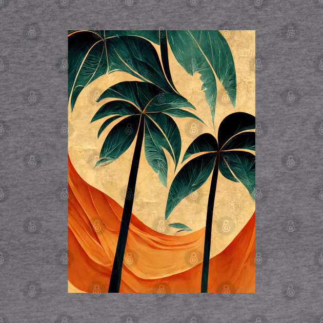 Tropical palm 2 by MCAshe spiritual art 